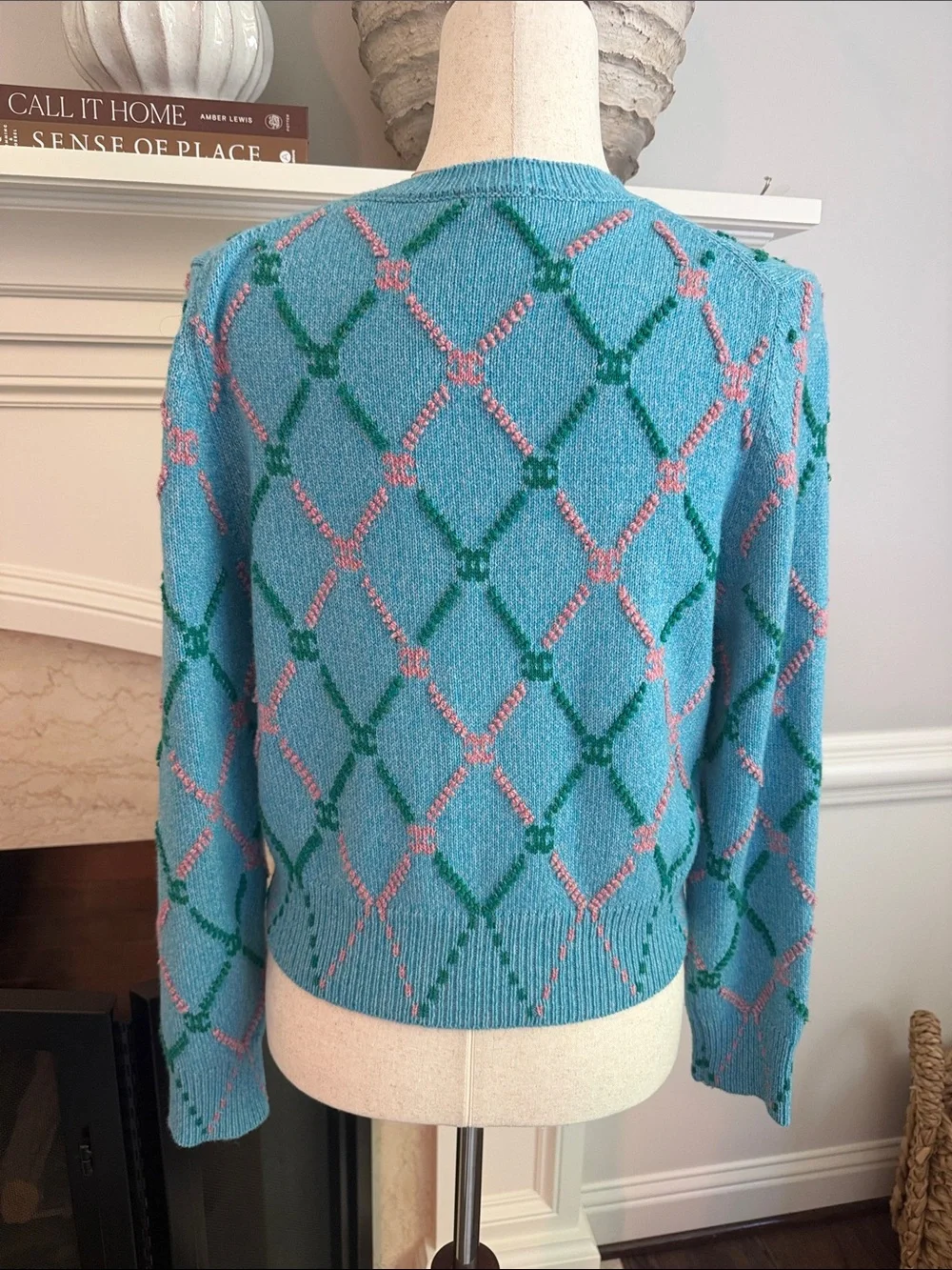 Chanel Cashmere CC Logo Cardigan Sweater